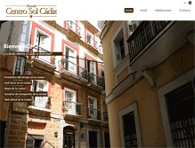 Tablet Screenshot of hostalcentrosolcadiz.com